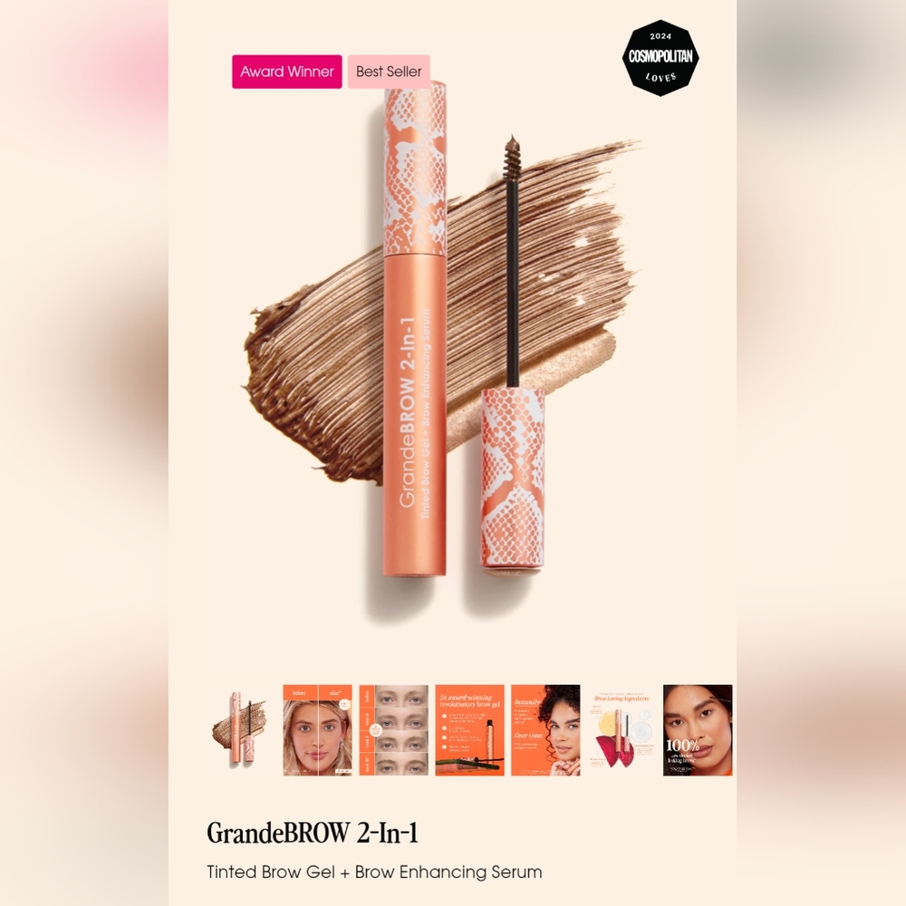 Grande brow 2 in 1 in light